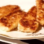 Panerat kött är krispigt gott!!