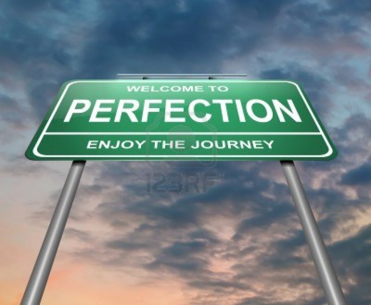 14511502-illustration-depicting-an-illuminated-green-roadsign-with-a-perfection-concept-dark-sunset-sky-backg