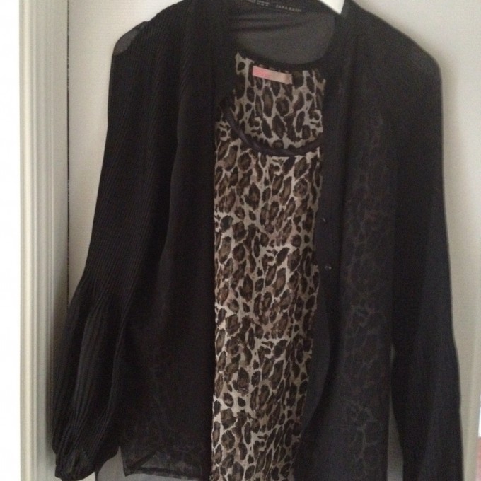 Blusar från Zara och Saint Tropez