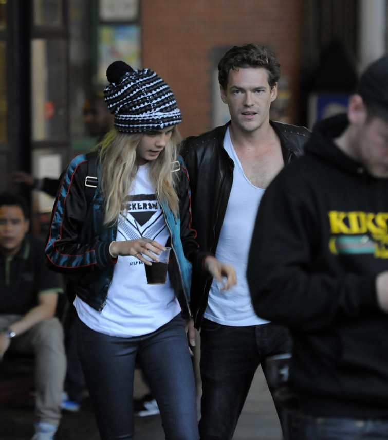 Cara Delevingne skips The Glamour Awards and heads for a night out with a model looking male friend instead