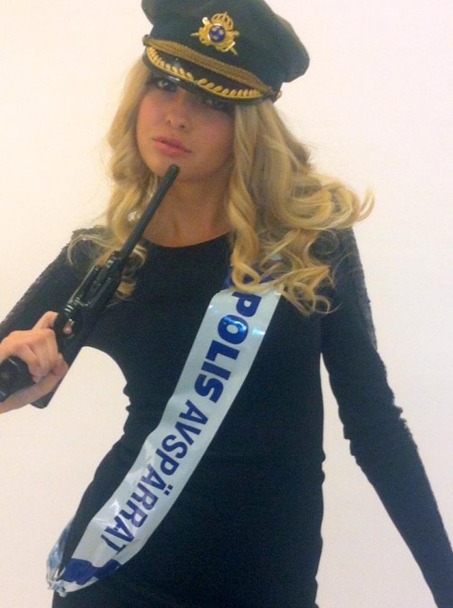 Backstage bild från Miss Sweden fotograferingen