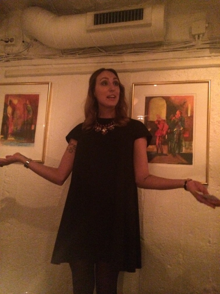 Kvällens toatmadame Malin Carlsdotter ( en av Catherines vackra Döttrar)