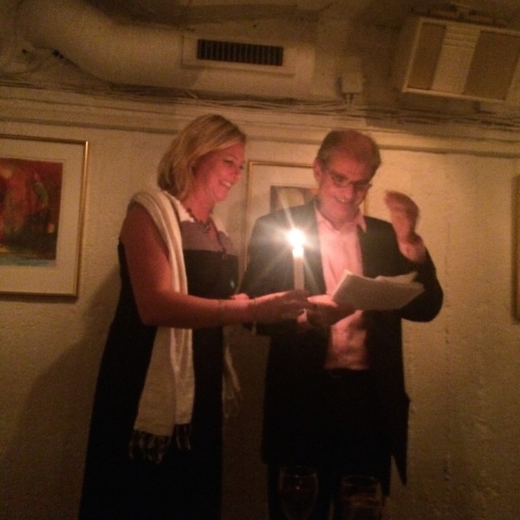 Fler härliga tal! Här Eva och Micke .